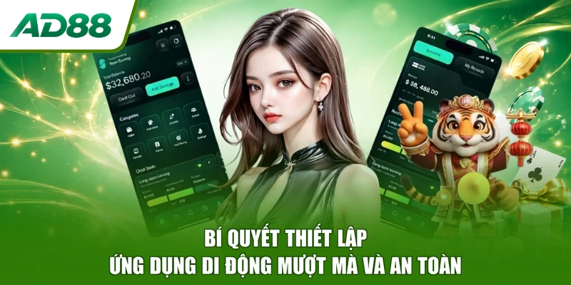 Bí quyết thiết lập ứng dụng di động mượt mà và an toàn