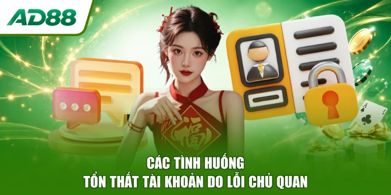 Các tình huống tổn thất tài khoản do lỗi chủ quan