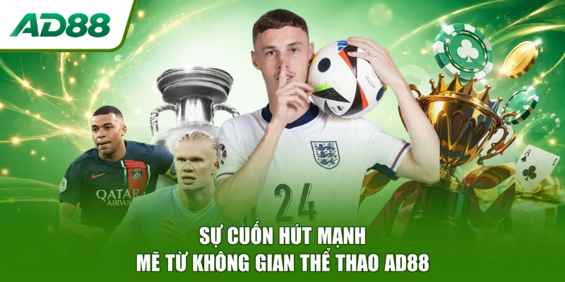 Sự cuốn hút mạnh mẽ từ không gian thể thao AD88