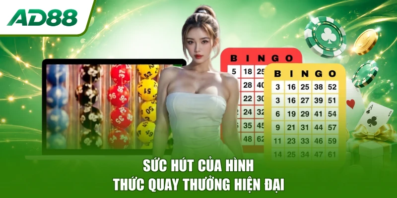 Sức hút của hình thức quay thưởng hiện đại